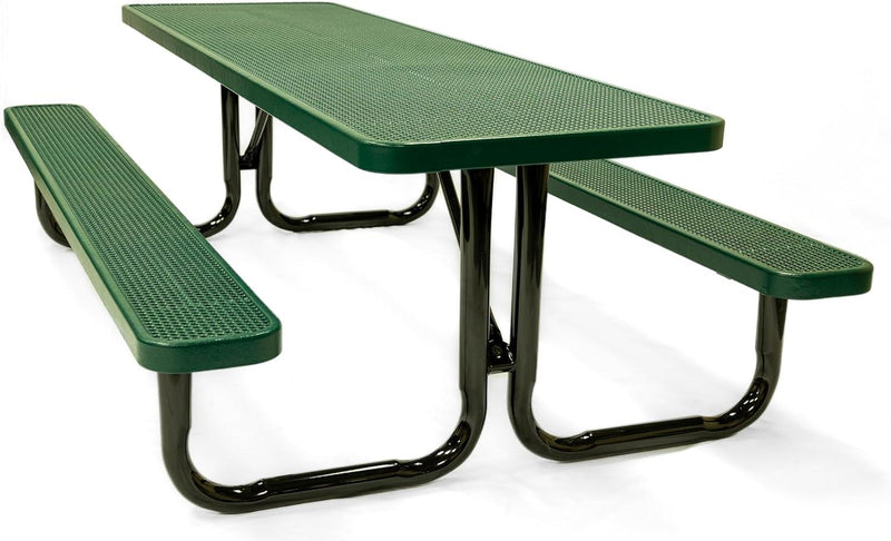 Load image into Gallery viewer, Traditional Rectangular Outdoor Picnic Tables - Coated Outdoor Furniture
