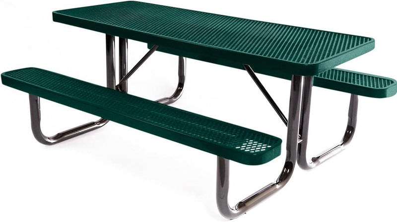 Load image into Gallery viewer, Traditional Rectangular Outdoor Picnic Tables - Coated Outdoor Furniture
