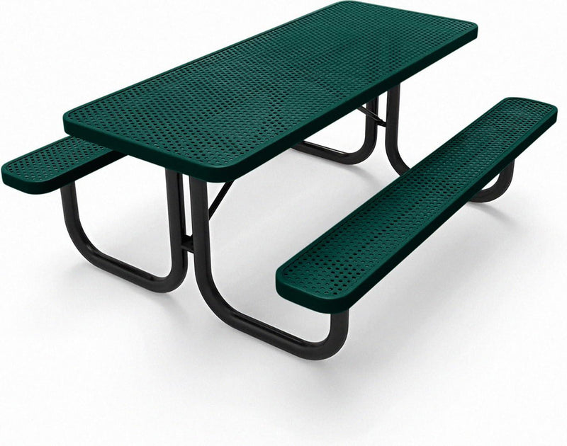 Load image into Gallery viewer, Traditional Rectangular Outdoor Picnic Tables - Coated Outdoor Furniture
