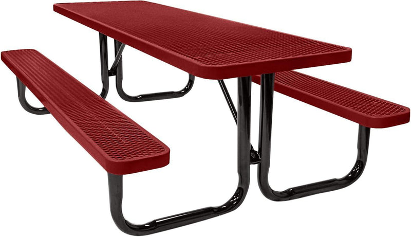 Load image into Gallery viewer, Traditional Rectangular Outdoor Picnic Tables - Coated Outdoor Furniture
