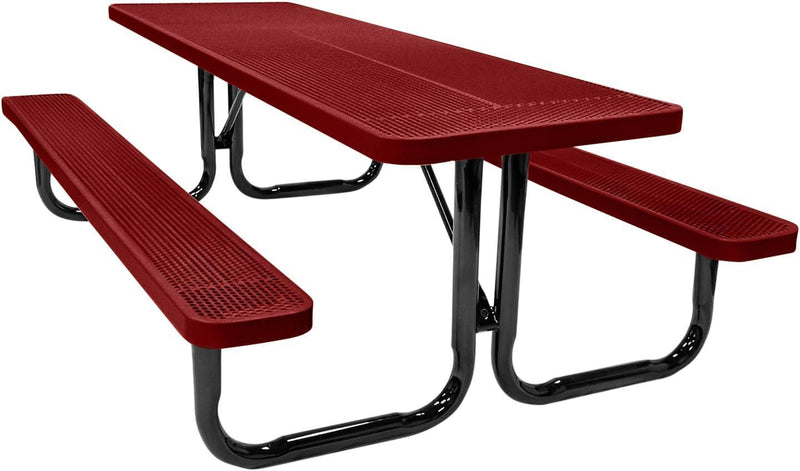 Load image into Gallery viewer, Traditional Rectangular Outdoor Picnic Tables - Coated Outdoor Furniture
