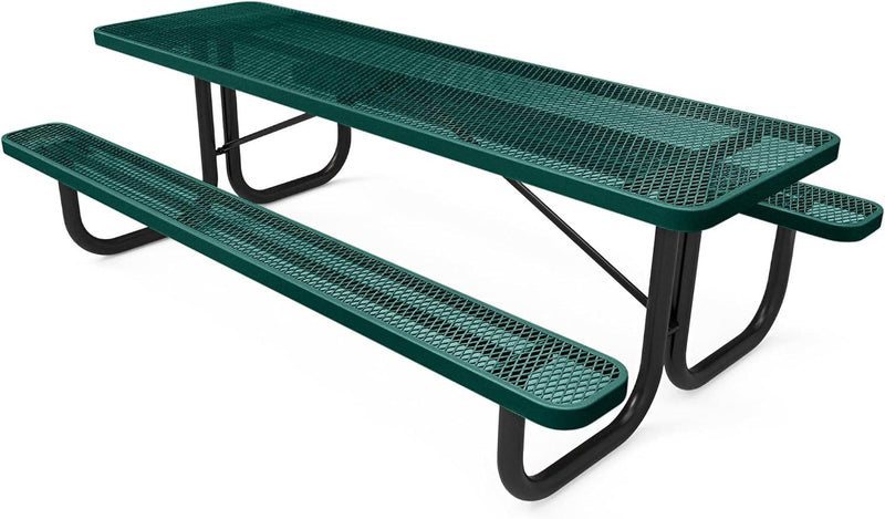 Load image into Gallery viewer, Traditional Rectangular Outdoor Picnic Tables - Coated Outdoor Furniture
