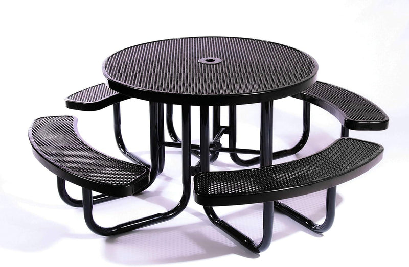 Load image into Gallery viewer, Traditional Square &amp; Round Outdoor Picnic Tables - Coated Outdoor Furniture
