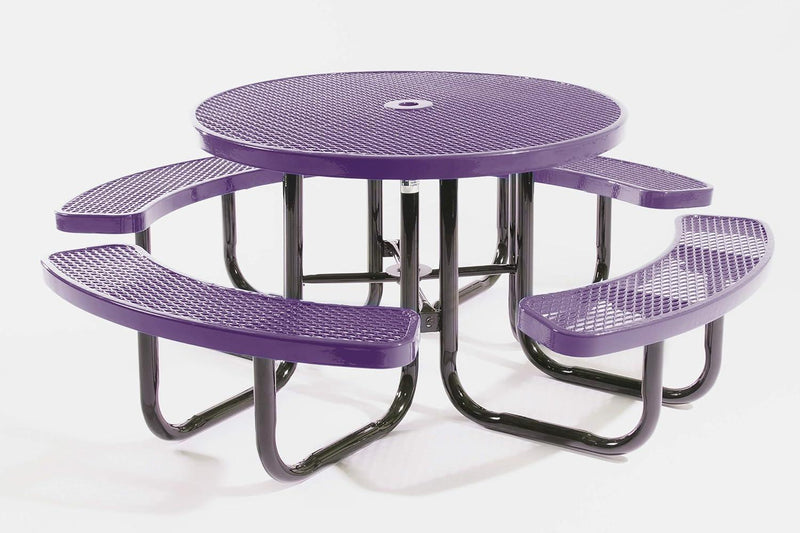 Load image into Gallery viewer, Traditional Square &amp; Round Outdoor Picnic Tables - Coated Outdoor Furniture
