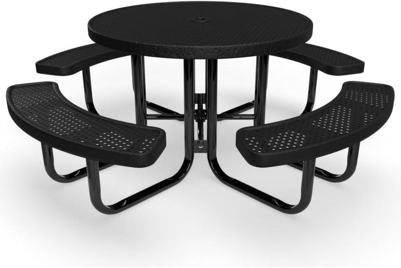 Load image into Gallery viewer, Traditional Square &amp; Round Outdoor Picnic Tables - Coated Outdoor Furniture
