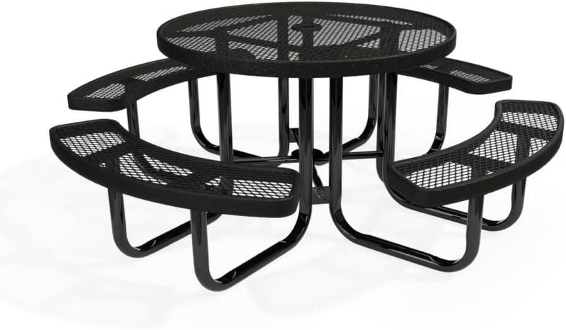 Load image into Gallery viewer, Traditional Square &amp; Round Outdoor Picnic Tables - Coated Outdoor Furniture
