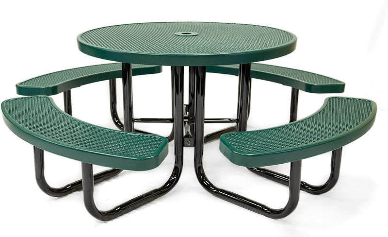 Load image into Gallery viewer, Traditional Square &amp; Round Outdoor Picnic Tables - Coated Outdoor Furniture
