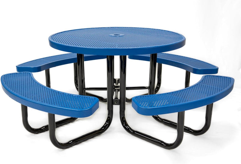 Load image into Gallery viewer, Traditional Square &amp; Round Outdoor Picnic Tables - Coated Outdoor Furniture
