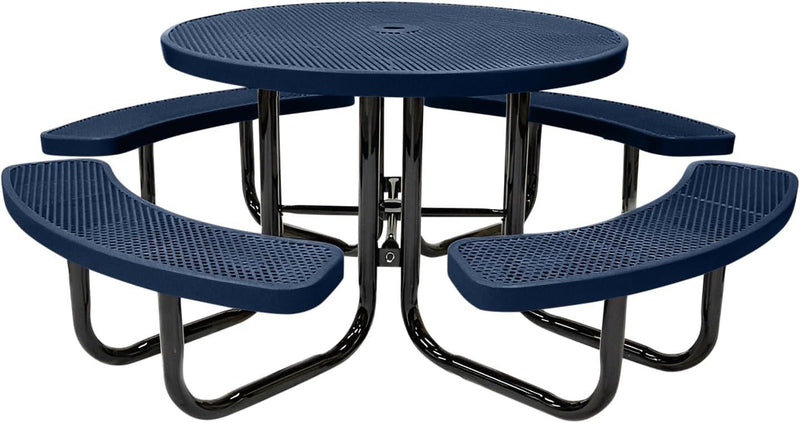 Load image into Gallery viewer, Traditional Square &amp; Round Outdoor Picnic Tables - Coated Outdoor Furniture
