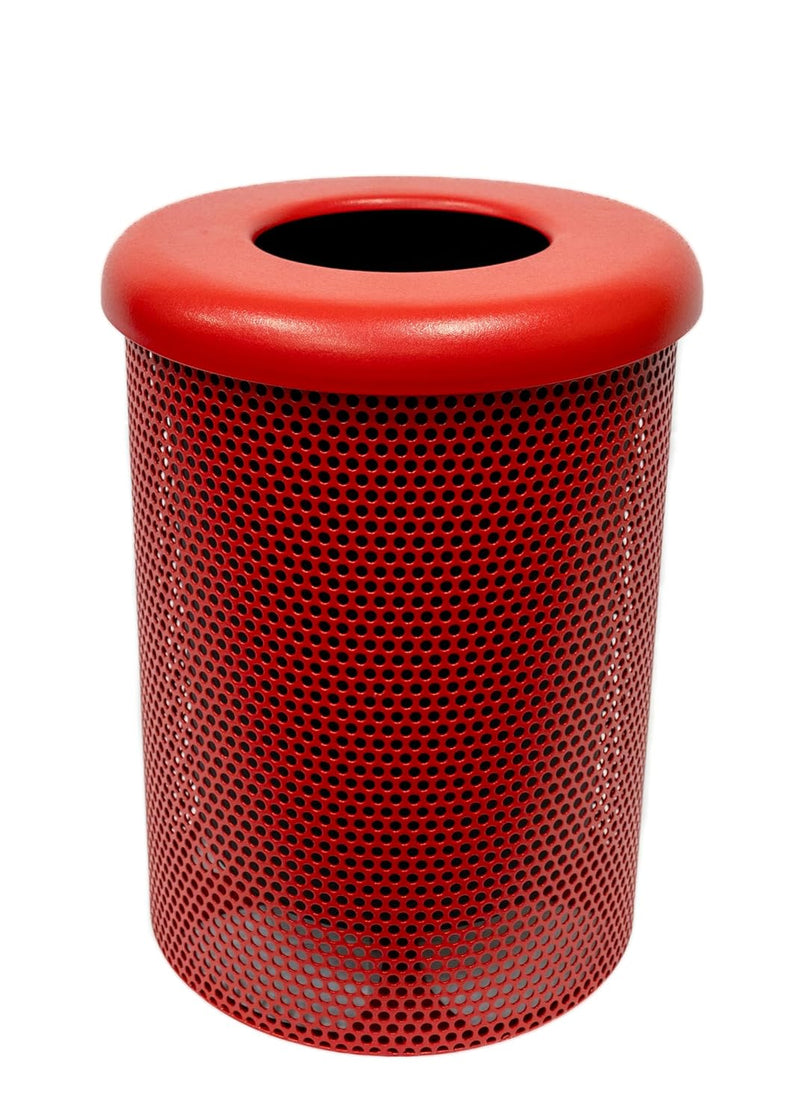 Load image into Gallery viewer, Weatherproof Metal Outdoor Trash Receptacles
