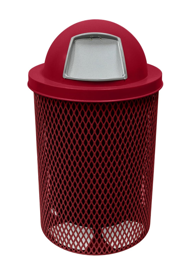 Load image into Gallery viewer, Weatherproof Metal Outdoor Trash Receptacles
