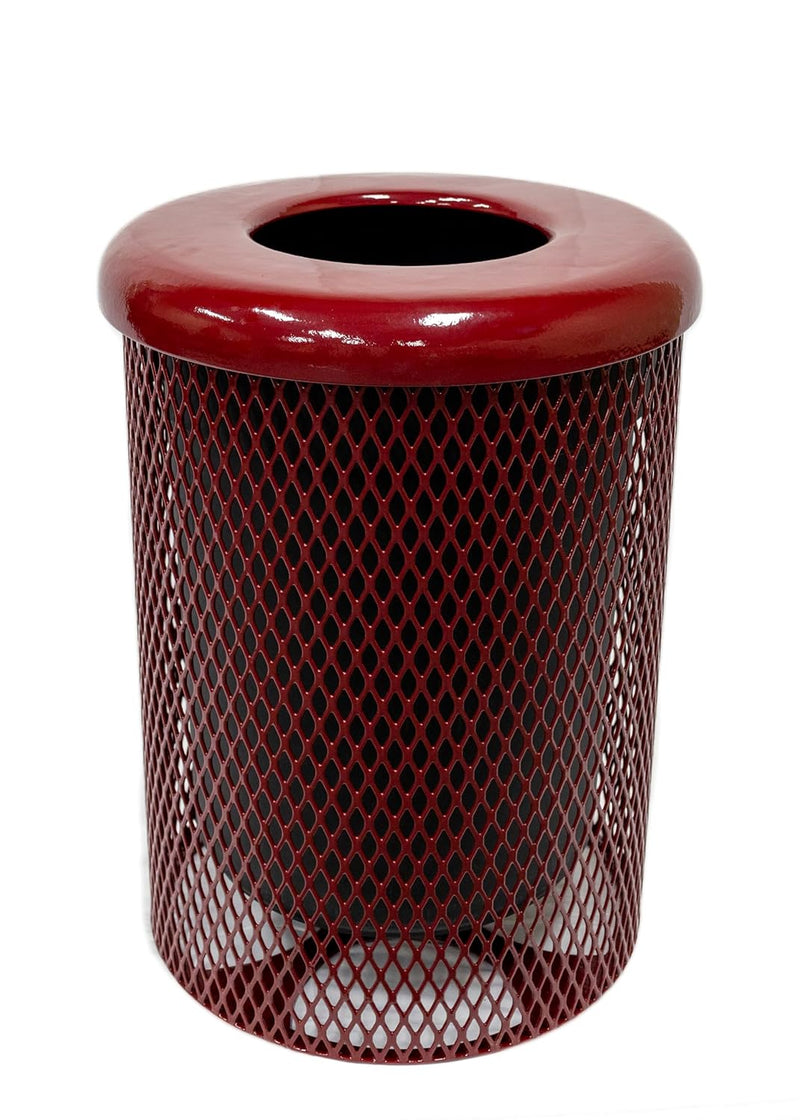 Load image into Gallery viewer, Weatherproof Metal Outdoor Trash Receptacles
